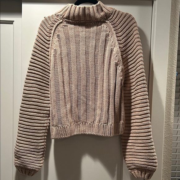 Cozy Free People Beige Women's Sweater - Picture 3 of 6